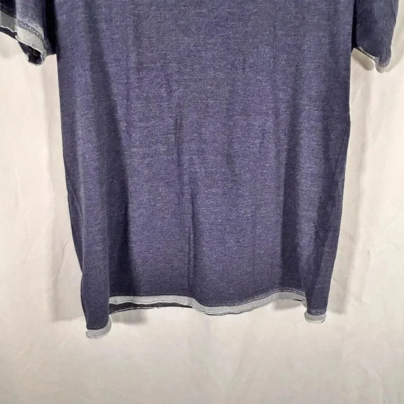 Denver Broncos Shirt Men's Medium Blue Graphic Print Short Sleeve Crew Neck - Picture 9 of 9